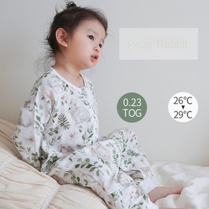 Gigoteuse pour bébé en mousseline de bambou biologique à 2 couches, écologique, toute saison, 0,5 <span class=keywords><strong>tog</strong></span>, pour nouveau-né, avec pieds - Product Image 5