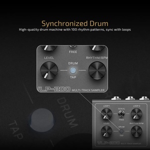 Pedale Looper Stereo a Doppia Traccia VALETON per Chitarra/Basso/Tastiera, Voce, Drum <span class=keywords><strong>Machine</strong></span>, 99 Spazi di Archiviazione Progetti, Supporto Software - Product Image 5