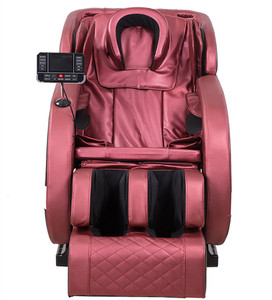 La gravedad cero silla de masaje de cuero con una gran pantalla táctil - Product Image 2