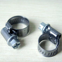 Colliers de serrage hydrauliques en acier inoxydable et acier galvanisé de type allemand, colliers de serrage à vis sans fin réglables de style allemand pour tuyaux