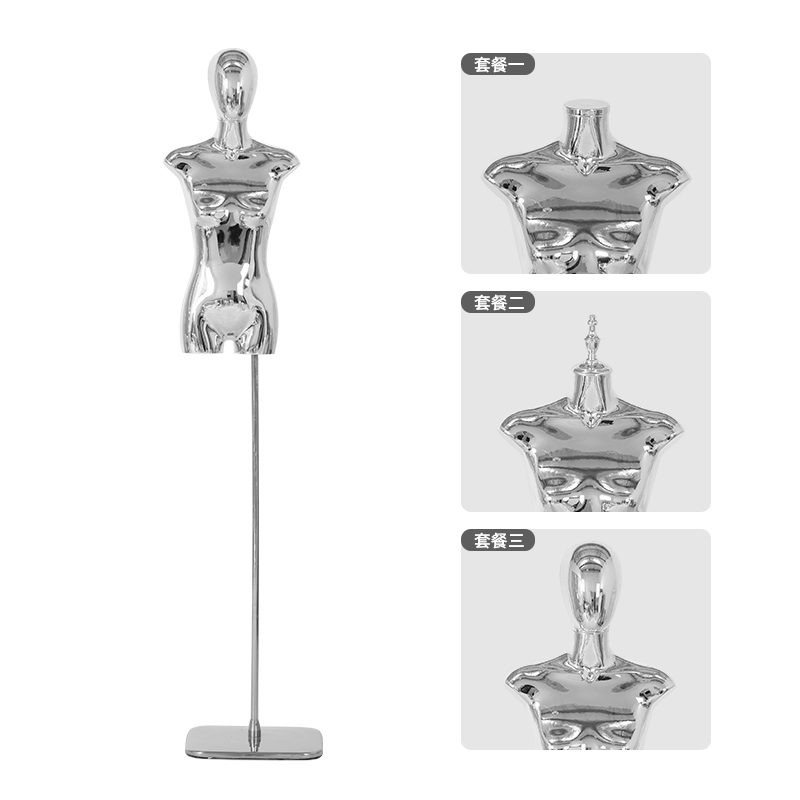 Electroplated silver head flat body