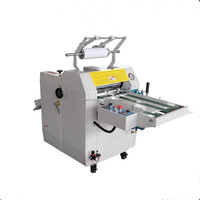 Machine à plastifier les papiers double face SWFM390C, plastifieuse à chaud, plastifieuse hydraulique