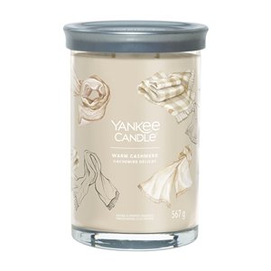 YANKEE CANDLE - Vaso Grande 2 STOPPINI WARM CASHMERE - Product Image 1