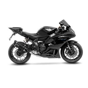 2021 2024 Yamaha YZF-R7 sistema di scarico per motocicli in edizione nera della fabbrica - Product Image 1