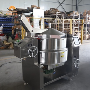 Hervidor Industrial Inclinable con Camisa de 50L y 100 Litros |   Máquina para cocinar frijoles |   Olla Comercial para Cocinar Sopas y Guisos - Product Image 5
