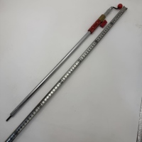 Tige de gonflage de pneu en acier inoxydable de 60 cm à manivelle, outil portable pour gonfler les pneus de camion