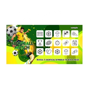 Free Designs Scratch Tickets High Resolution Printing Flexography Sizes <b>Paper</b> Logo Custom Scratch Off Cards - Product Image 3