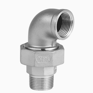 Carp Journey Codo Macho-Hembra de Acero Inoxidable para Conexiones de Desmontaje Rápido, Clase 150, para Tuberías de Descalcificación - Product Image 4