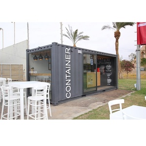 Casa prefabricada de lujo, envío modificado, 20 pies, contenedor portátil, cafetería - Product Image 3