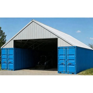 <span class=keywords><strong>Copertura</strong></span> per Container 20FT 40FT Certificata CE, Tettoia Impermeabile in Acciaio, Kit Tettoia per Container, <span class=keywords><strong>Copertura</strong></span> Portatile per Magazzino - Product Image 2