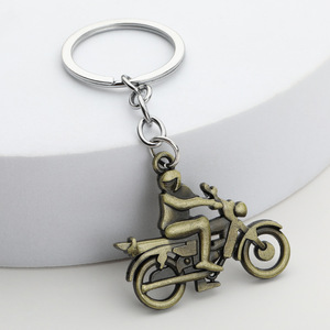 Collier moto style vintage traditionnel, très populaire, avec roues mobiles imprimées par découpe, pour enfants - Product Image 3