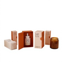 Caja de Cartón Moderna con Materiales Reciclados y Grabado Personalizado, Empaque de Lujo Sostenible para Cuidado de la Piel, Cajas Cosméticas con Logotipo