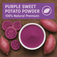 OEM Marque personnalisée Poudre de patate douce violette de haute qualité 50g Boîte de fer Poudre d'igname ube violette