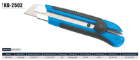 Couteau utilitaire industriel durable et tranchant avec lame à changement rapide, manche en plastique pour tâches de découpe intensives, OEM disponible