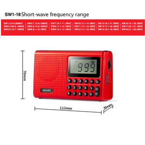 Ban Nhạc Thế Giới Di Động <span class=keywords><strong>Radio</strong></span> Am <span class=keywords><strong>Fm</strong></span> SW Xách Tay Kỹ Thuật Số <span class=keywords><strong>Radio</strong></span> <span class=keywords><strong>Speaker</strong></span> Với <span class=keywords><strong>USB</strong></span> Flash Tf Card - Product Image 3