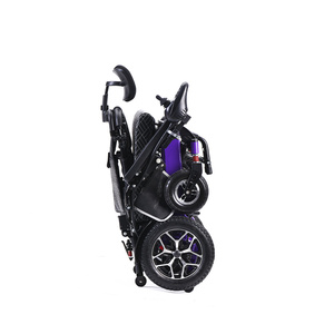 <span class=keywords><strong>Fauteuil</strong></span> <span class=keywords><strong>roulant</strong></span> <span class=keywords><strong>électrique</strong></span> pliable de haute qualité, robuste, 150 kg, avec moteurs 300W*2 pour personnes âgées - Product Image 6