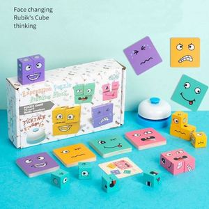 ของเล่นเสริมพัฒนาการแบบมอนเตสซอรี่ระดับพรีเมียม ตัวต่อบล็อกไม้สำหรับผู้ใหญ่ เกมลูกบาศก์เปลี่ยนหน้าตาน่าทึ่งสำหรับครอบครัว - Product Image 4