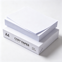 Papel de Copia A4 Blanco Brillante, 500 Hojas, 80 g/m², Papel para Impresora de Oficina, Papel para Copiadora de Doble Cara, Suave, en Paquete Grande
