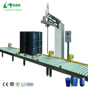 Máquina de llenado de aceite de lejía de pintura ácida de acetato de metilo líquido químico digital semiautomático GSS Smart 200L - Product Image 1