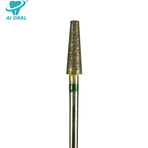 مثاقب ألماسية خضراء مُلبدة بالكامل بساق 2.35 مم، مثاقب أسنان مُلبدة بالجملة لمختبرات الأسنان، أدوات عالية الكفاءة. - Product Image 2