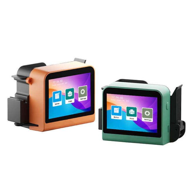 T1 Smart Mini Handheld Portable Manual Inkjet Printer 12.7mm Touchscreen Multi Function Date Coding Machine for Bottles Can