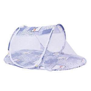 Moustiquaire de lit bébé pliable et portable noire, robuste et sûre, pour nouveau-né, type berceau pop-up - Product Image 5