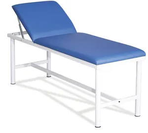 Good quality Metal Blue Backboard Adjust Medical Beds Examination Patient Bed