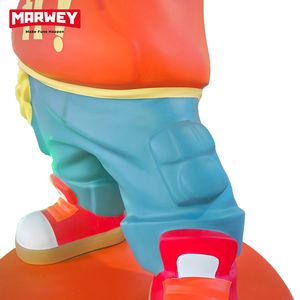 Marwey nouvelle arrivée personnalisé placé dans la salle de jeu dessin animé Animal petite Niuxiha Statue Sculpture pour prix d'usine vente <span class=keywords><strong>pas</strong></span> <span class=keywords><strong>cher</strong></span> - Product Image 5
