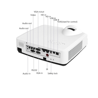 LONNST H01ST 3700 ANSI Lumens Full HD 1080P Laser 3LCD Projector for Cinemas Educational Business Meeting Short Throw LED
