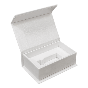 Custom <b>Book</b> Shaped Magnetic Gift <b>Box</b> with Matt Lamination & Embossing Sponge Lining Flip Seal Closure Cardboard Rigid Packaging - Product Image 1