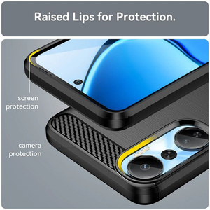 Ударопрочный чехол для <span class=keywords><strong>Infinix</strong></span> Hot 12 Play Hot 12 Pro Hot 20 Play Hot 20i 20S силиконовый защитный чехол для телефона из углеродного волокна - Product Image 5