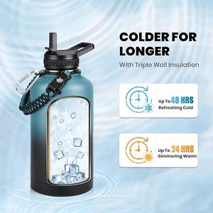 <span class=keywords><strong>Termo</strong></span> de Acero Inoxidable con Aislamiento de 24 Horas, 64 oz, para Viajes - Product Image 2