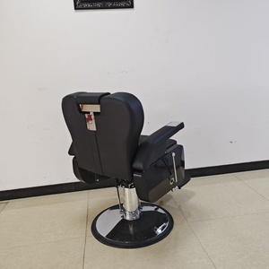 Matériel et mobilier de salon de coiffure antique, chaise de barbier réglable en hauteur, pivotante à 360 degrés pour salon de coiffure - Product Image 4