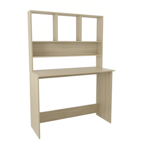 Scrivania da Ufficio in Rovere Sonoma 43.3x17.7x61.8 in Legno Ingegnerizzato con Ripiani, Design Moderno e Contemporaneo, Autoportante - Product Image 1