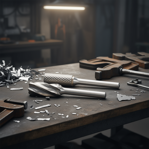 Fresa Rotativa Cilíndrica Ttake Ab8100 de 6 mm de Diámetro y 50 mm de Longitud, para Corte de Metal y Aluminio - Product Image 3