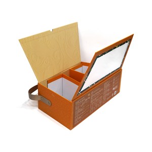 Wholesale Custom Feather Embossed UV Coating Rigid Boxes Recyclable Paper Matt Laminated Packaging Cake <strong>Biscuit</strong> Mooncake <strong>Gifts</strong> - Product Image 5