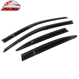 Convient pour Honda Civic Sedan 01-05, visières de fenêtre en acrylique style Mugen, protection contre le soleil et la pluie, 4 pièces - Product Image 2