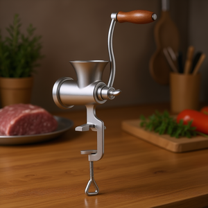 Hachoir à viande manuel en acier inoxydable 304 avec pince de fixation pour usage domestique en cuisine - Product Image 2