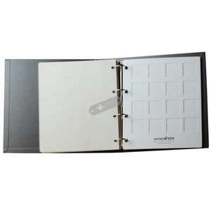 Tùy Chỉnh 2/3/4 Vòng Giấy Binder Fancy Giấy Tập Tin Thư Mục Với Slipcase - Product Image 6
