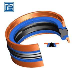 Jeu <span class=keywords><strong>de</strong></span> 5 joints d'étanchéité pour pistons hydrauliques TONGDA KDAS DAS, en NBR, PU, POM, pour vérins hydrauliques à <span class=keywords><strong>double</strong></span> action - Product Image 4