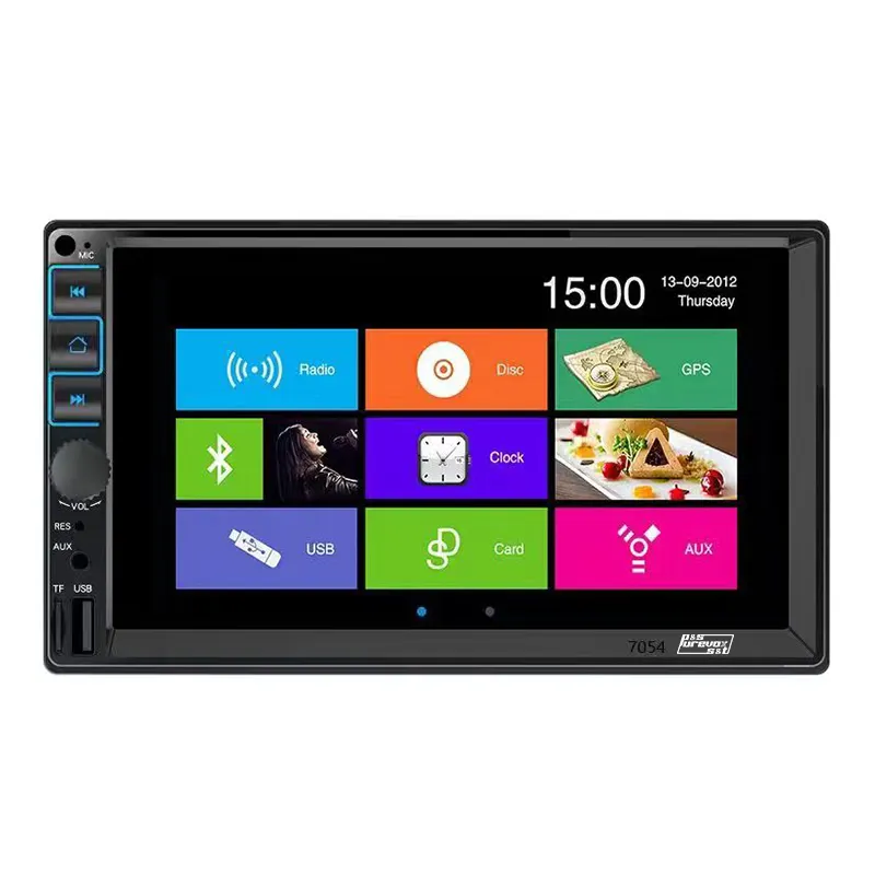 Universal Auto Radio 2 Din 7 Inch Touch Screen Car Stereo Multimedia Fm Mp5 Player