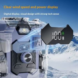 New Design High Portable Outdoor 8000 Mah <b>Battery</b> Power Bank for Phone 100 Speed Levels Summer Cooling Personal Fan - Product Image 3