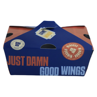 Vente en gros d'emballage de fast-food personnalisé à emporter Kfc French Fried Chicken Nuggets Wings Ships Takeaway Lunch Paper Box