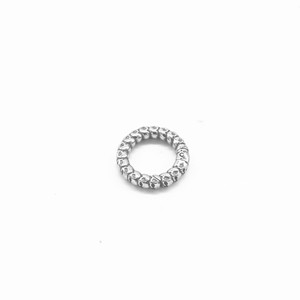 Cuentas Circulares de Calavera de Acero Inoxidable yunique para Fabricación de Pulseras, Componentes de Joyería Redondos de Metal 316L GZY-PJ003 - Product Image 2