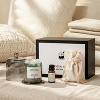 Diffuseur de parfum en pierre de cristal Novature, coffret cadeau, ornement pour la maison, chambre à coucher, parfum botanique, huiles essentielles, senteur fraîche
