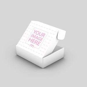 Confezioni regalo in carta di profumo nero di lusso e riciclabile personalizzate per uomo in rilievo con fodera in spugna facile da spedire - Product Image 6