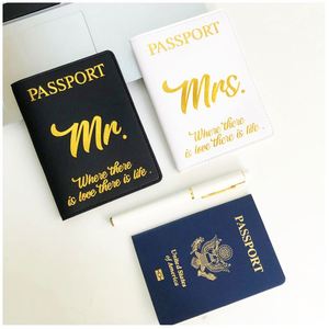 Juego de Fundas para Pasaporte Personalizadas al por Mayor, de Piel Sintética de Lujo, con Logotipo Personalizado, y Etiqueta para Equipaje - Product Image 4