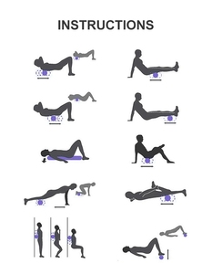 מותאם אישית לוגו צפיפות גבוהה EPP גוף בניין כושר ספורט יוגה החשמלי התאוששות קצף רולר ויברטור - Product Image 5