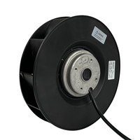 Kipas Sentrifugal Lengkung Mundur FLW250 EC110V 100W 1250m³/h(736CFM) CE RoHS untuk Chassis Akuisisi Data