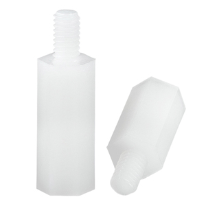 Entretoises hexagonales en nylon blanc métriques, filetage simple M2 M3 M5, mâle-femelle, entretoises hexagonales en plastique de qualité supérieure pour la vente en gros - Product Image 2